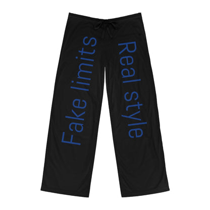 Men's Pajama Pants - Real Style, Fake Limits - Comfy Sleepwear for Ultimate Relaxation