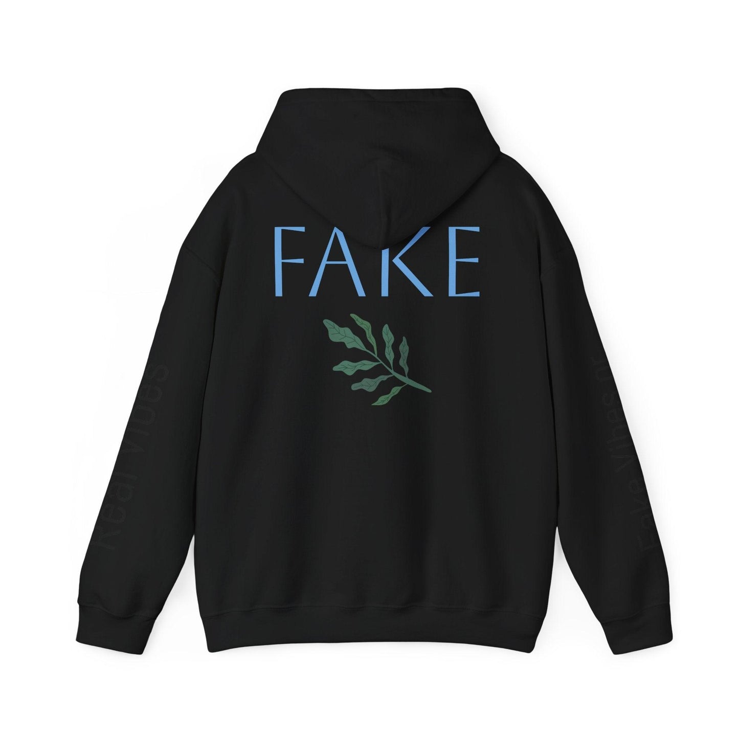 Unisex Heavy Blend™ Hooded Sweatshirt - "Stop Being Fake" - Stylish Casual Wear for Authentic Vibes