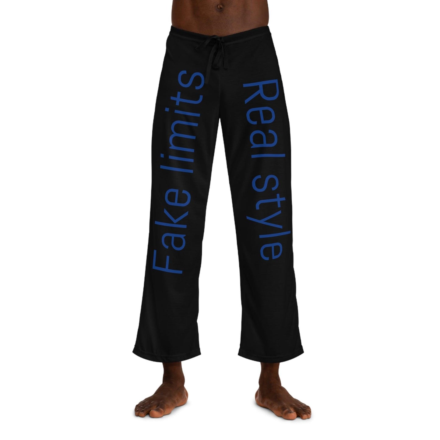 Men's Pajama Pants - Real Style, Fake Limits - Comfy Sleepwear for Ultimate Relaxation