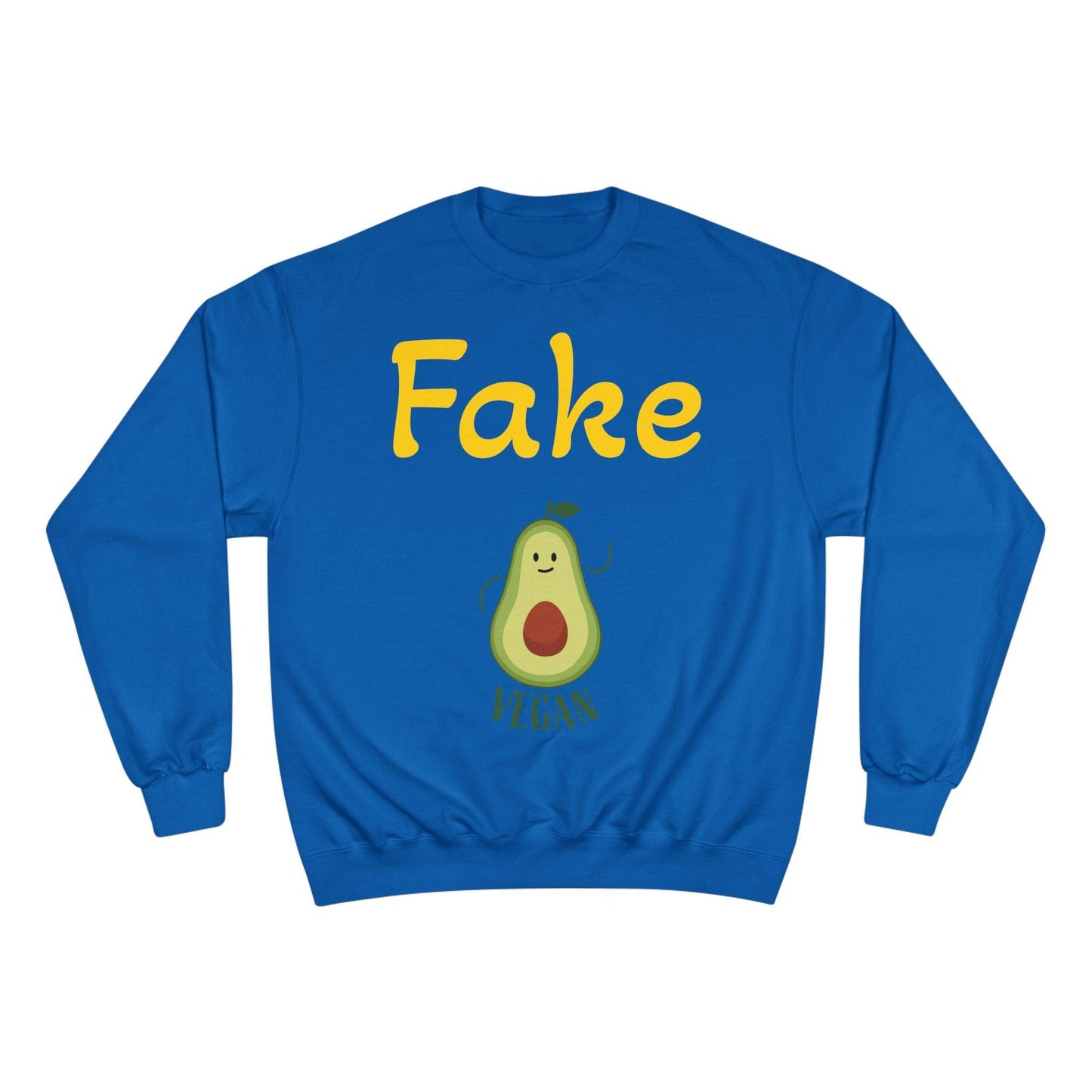 Funny Vegan Avocado Sweatshirt - Fake Vegan Humor