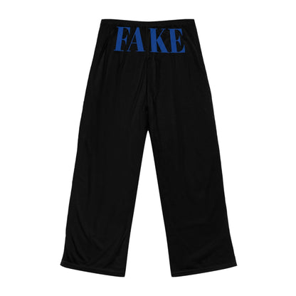 Women&#039;s Pajama Pants - Fake Vibes Real Vibes Lounge Wear