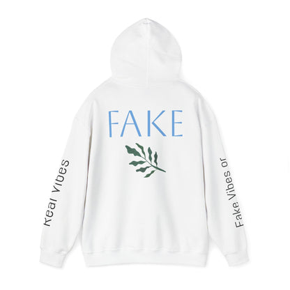 Unisex Heavy Blend™ Hooded Sweatshirt - "Stop Being Fake" - Stylish Casual Wear for Authentic Vibes