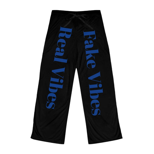 Women&#039;s Pajama Pants - Fake Vibes Real Vibes Lounge Wear